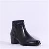 Regarde Le Ciel Ring Buckle Ankle Boot - Dark Navy